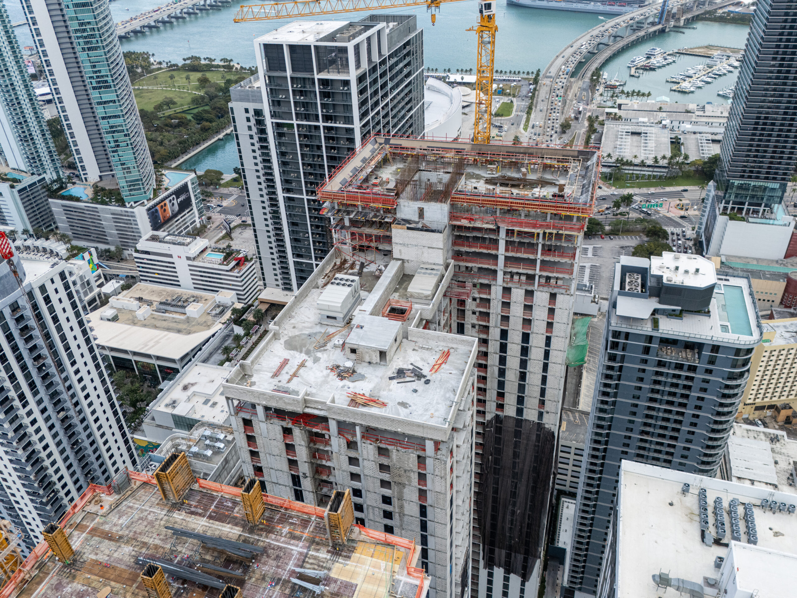 Downtown city towers