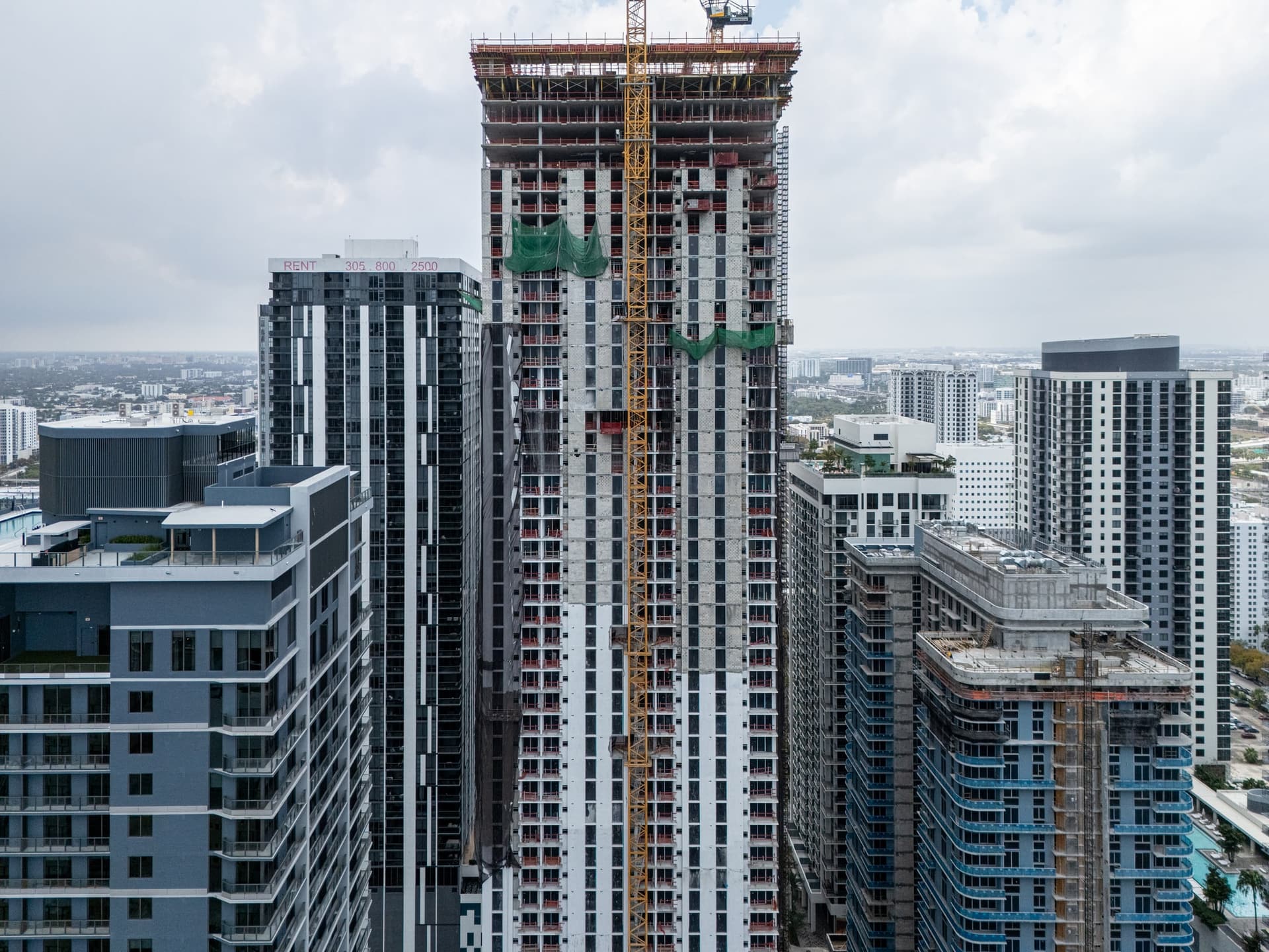 Downtown city towers